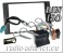 Ford Transit fascia panel double DIN + harness adaptor, car stereo fitting kit