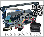 VW Touran radio dash kit, car radio installation kit DIN
