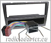 Vauxhall Meriva radio installation dash kit 2000 onwards dark silver