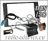 Ford Focus fascia panel double DIN + harness adaptor, car stereo fitting kit Ford Focus fascia panel double DIN + harness adaptor, car stereo fitting kit
