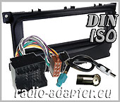 Ford Focus 2007 > Radio Dash Kit Compo black glossy, Stereo Fitting Kit Ford Focus 2007 > Radio Dash Kit Compo black glossy, Stereo Fitting Kit