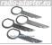 Ford Focus 2005 onwards Radio Release Keys, Stereo Removal Keys