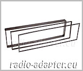 Citroen C3 C2 Radioblende, Autoradioblende, Autoradio Einbaurahmen
