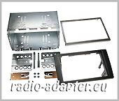 Audi A4 mit Symphony Radio Doppel DIN Radioblende, Blechrahmen Autoradio Einbau Audi A4 mit Symphony Radio Doppel DIN Radioblende, Blechrahmen Autoradio Einbau