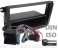 VW Touran Radioblende Radioadapter DIN + ISO Autoradio Einbauset