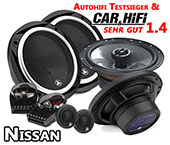 Nissan Micra K12 Auto Lautsprecher, Testsieger JL-Audio C2-650x Set