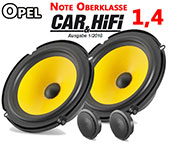 Opel Corsa C Lautsprecher Oberklasse vordere Türen C1 650