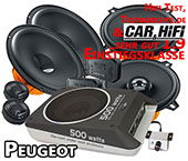Peugeot 206 Bass + Lautsprecher Türen vorne hinten DSK1653 DCX130