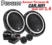 Peugeot 3008 II Lautsprecher Autoboxen beide Türen vorne C2 650