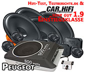 Peugeot 3008 II Lautsprecher vorne und hinten 4 Hochtöner +Bass DSK1653 