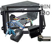 VW Tiguan Set Lenkradfernbedienungsadapter 2 DIN Einbaurahmen VW Tiguan Set Lenkradfernbedienungsadapter 2 DIN Einbaurahmen